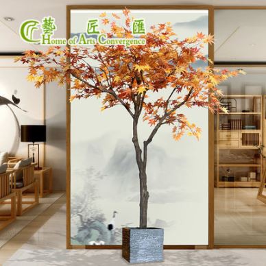 Fergħat artifiċjali tas-siġar tal-mappa bil-weraq