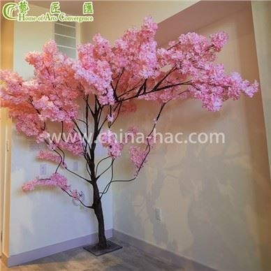 Stil Naturali Faux Cherry Blossom Tree Għad-Dekorazzjoni tal-Rokna